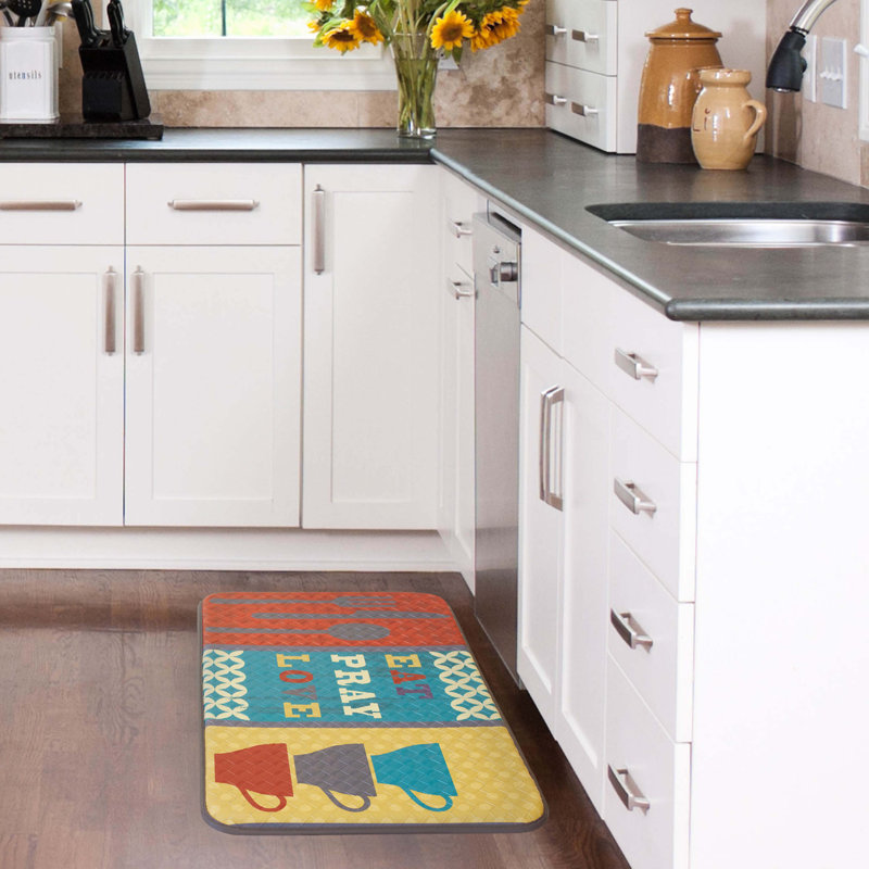 Chef Gear Fun Coffee AntiFatigue Kitchen Mat & Reviews Wayfair